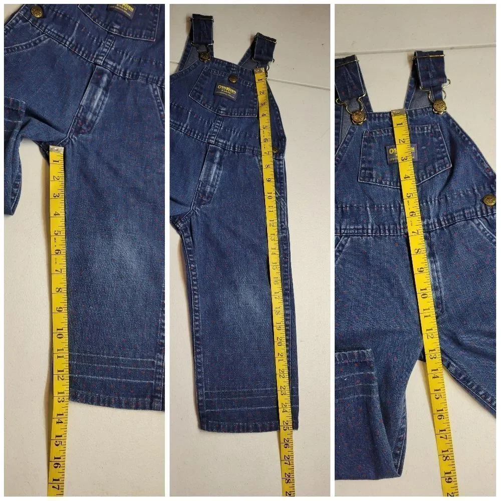 OshKosh B'gosh Vestbak Vintage Blue Denim Overalls for Kids